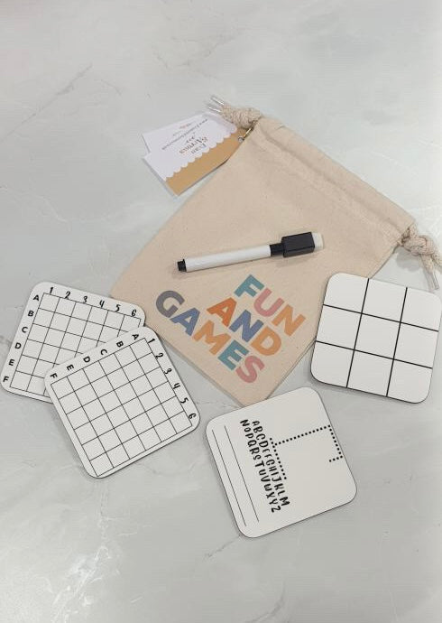 “Fun And Games” Coaster Games