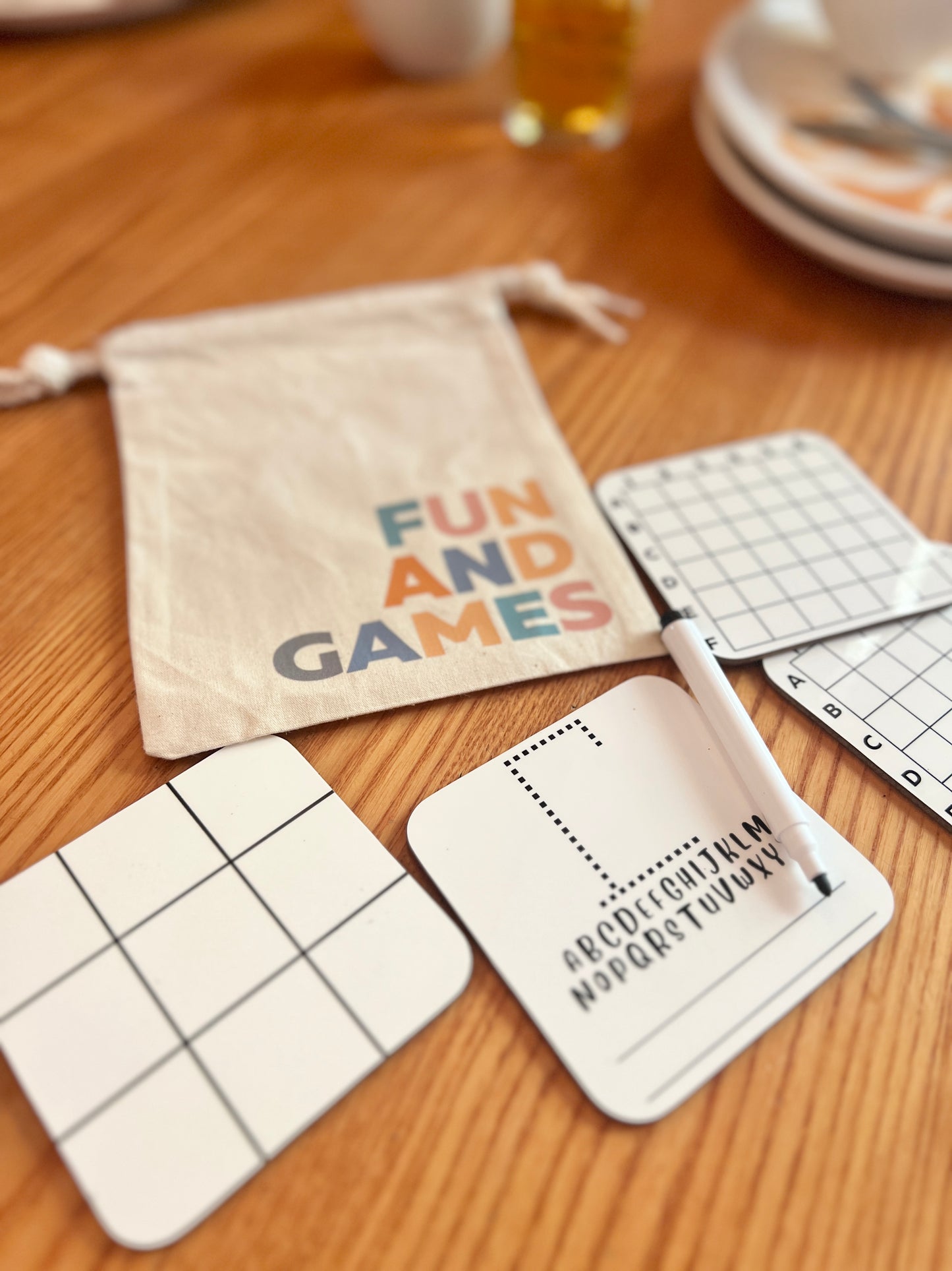 “Fun And Games” Coaster Games