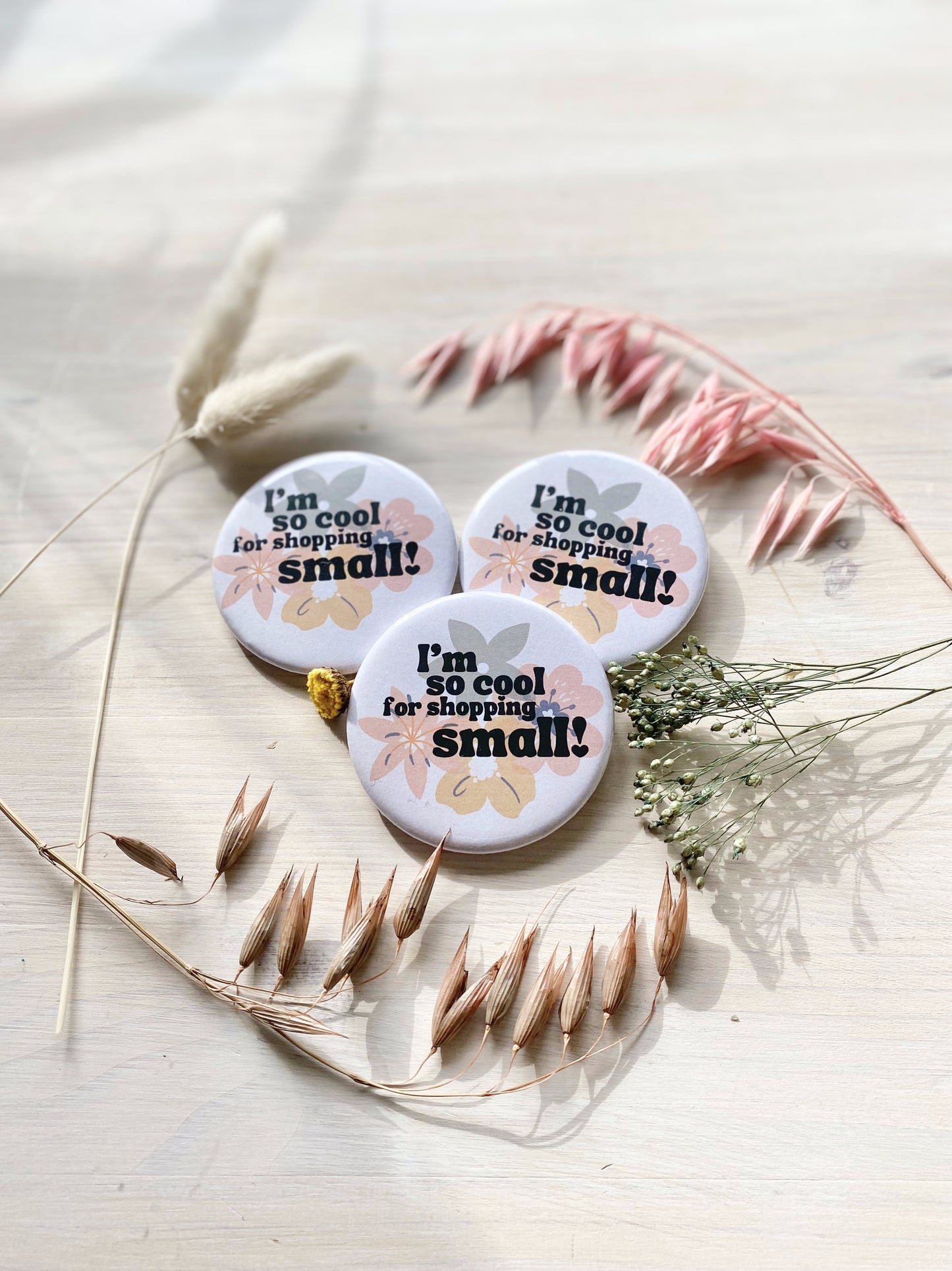 "I'm So Cool For Shopping Small" Badge