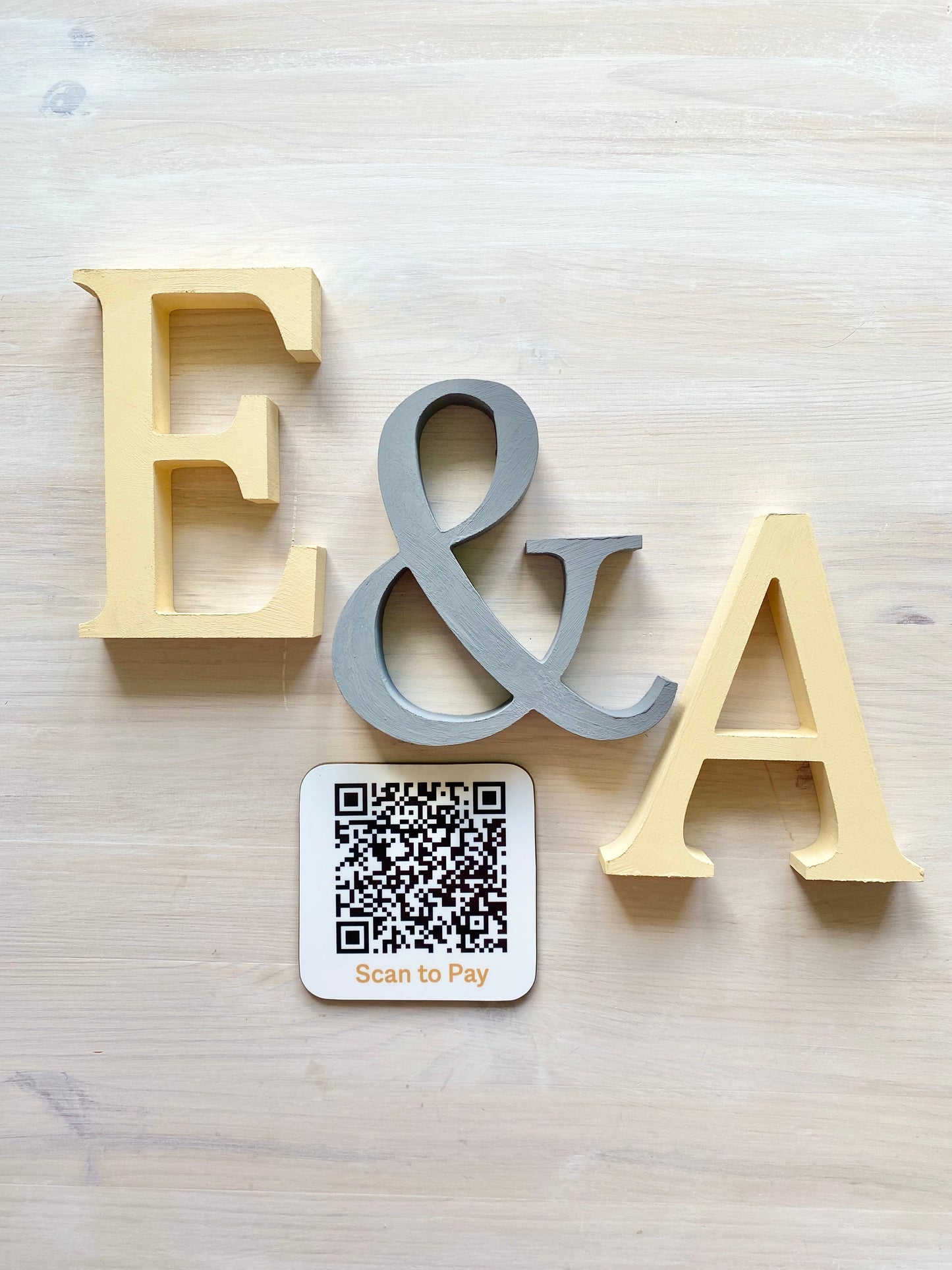 QR Scan To Pay Coaster