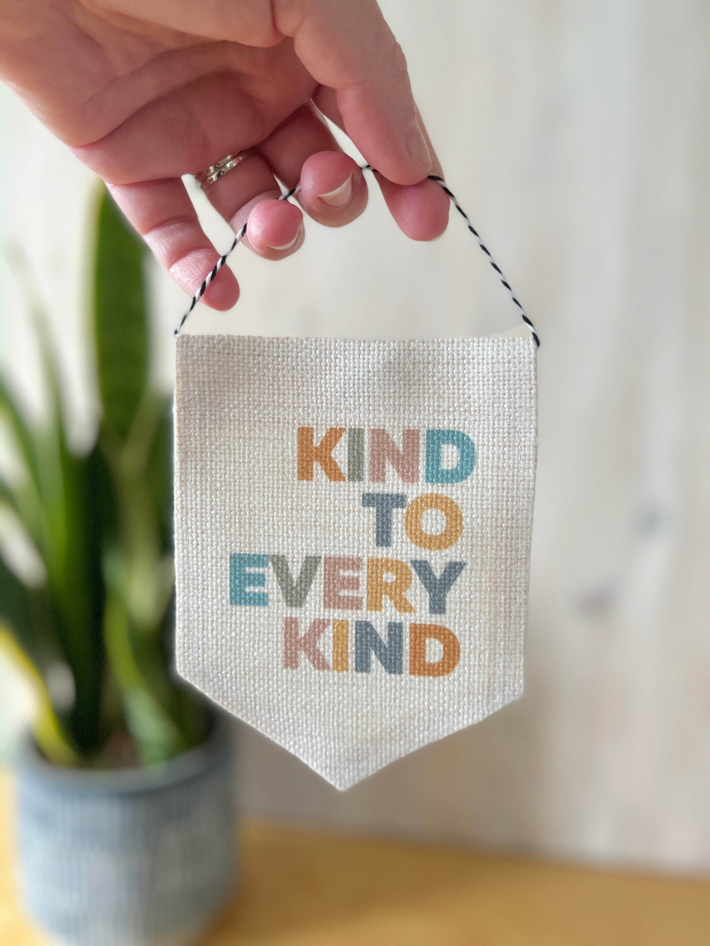 "Kind To Every Kind" Mini Flag