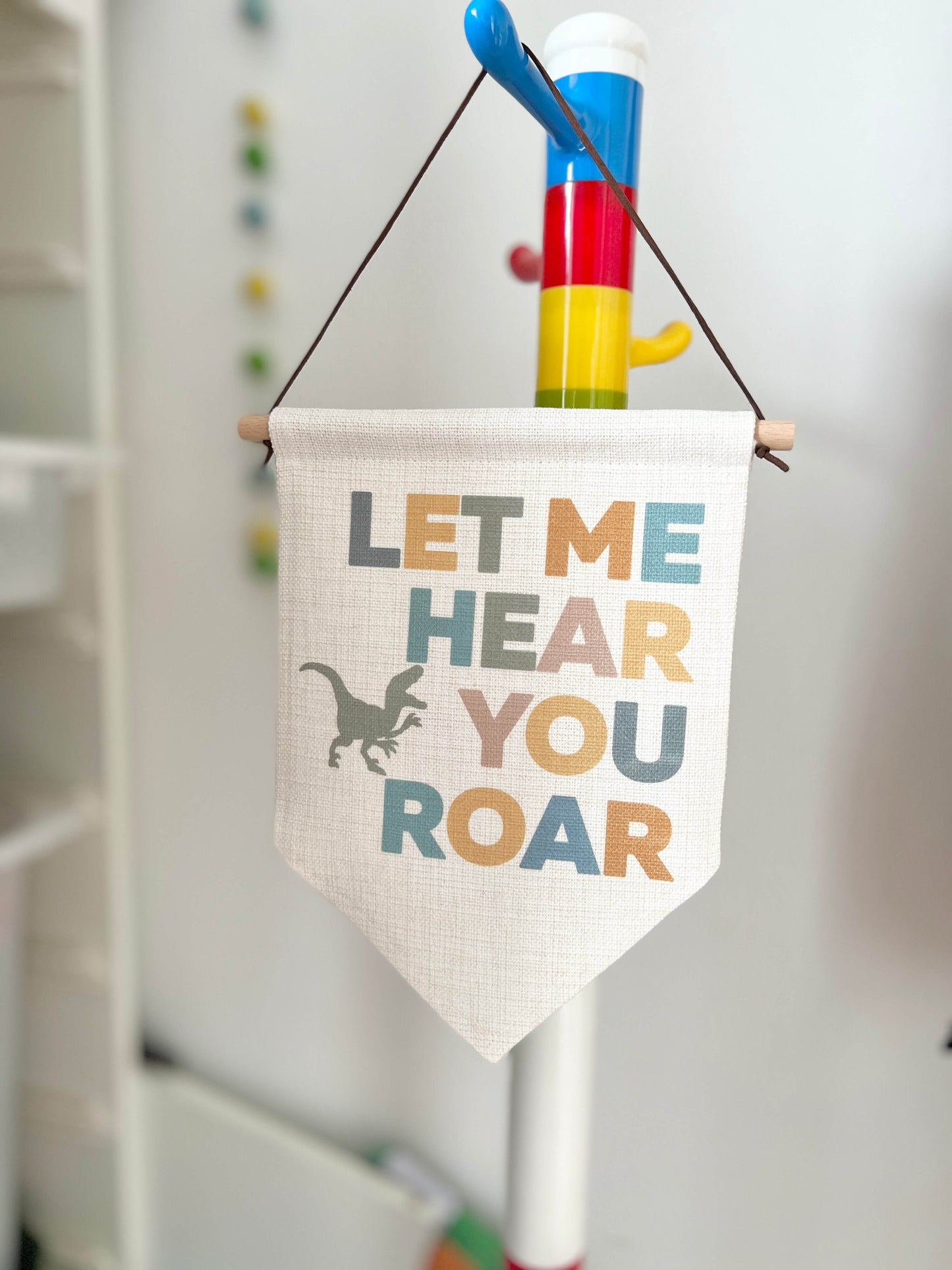 "Let Me Hear You Roar" Large Flag