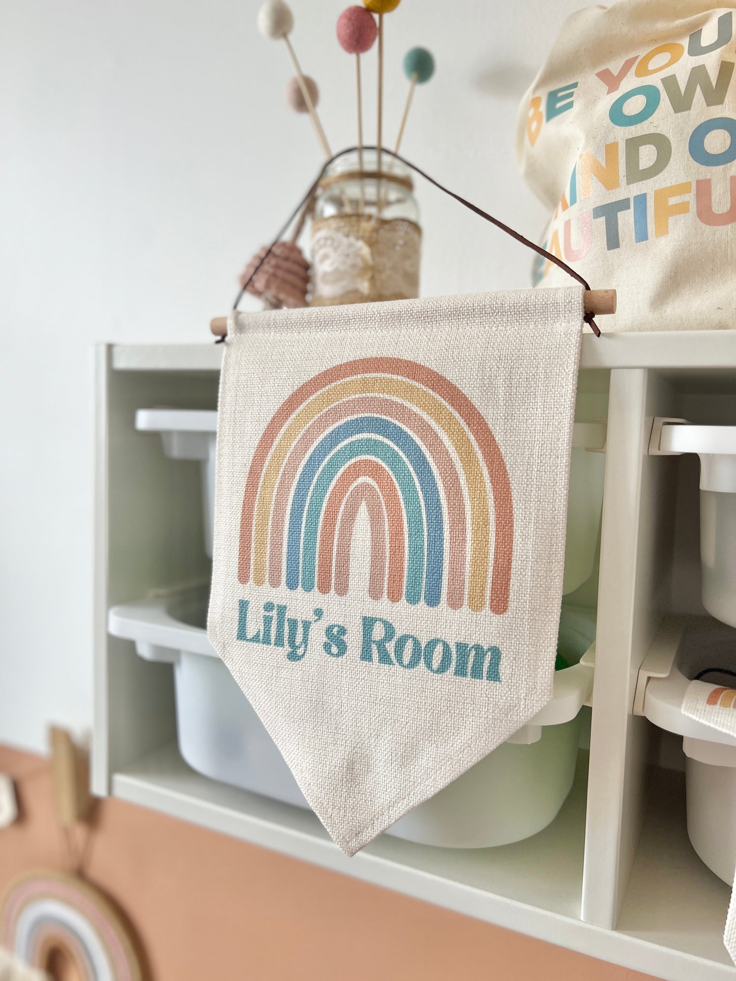 Personalised Large Rainbow Flag