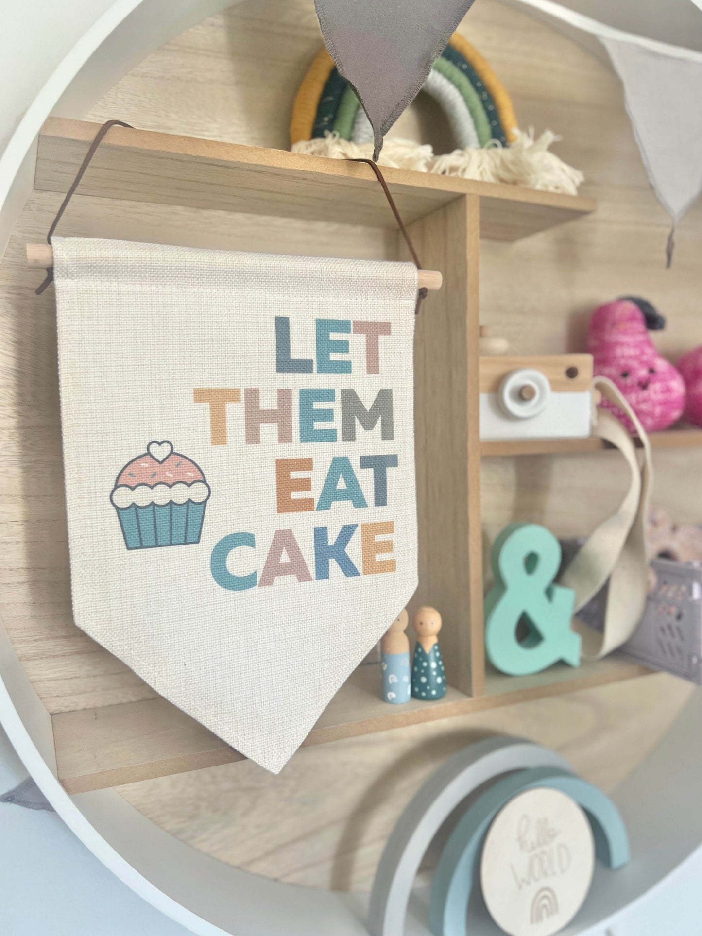 "Let Them Eat Cake" Large Flag