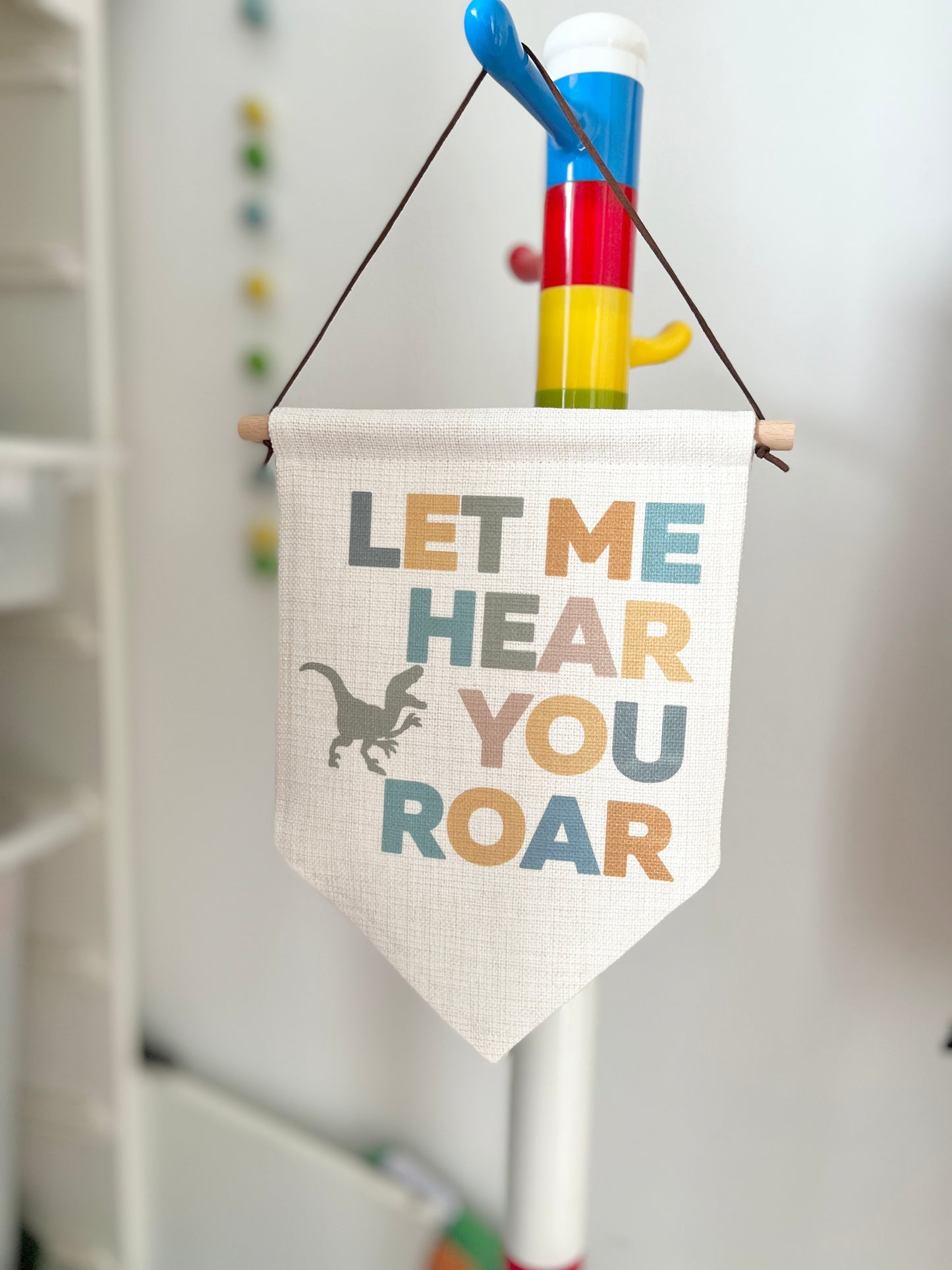 "Let Me Hear You Roar" Large Flag