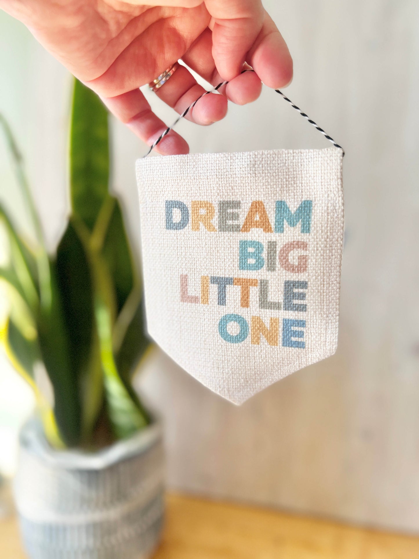 Dream Big Little One - Mini Flag