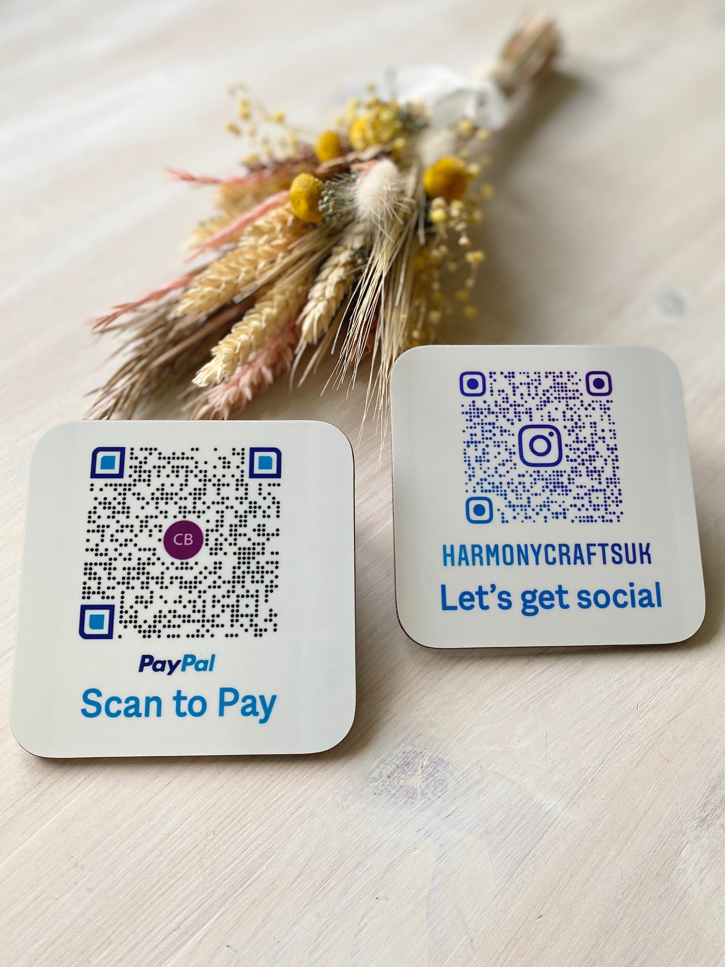 QR Scan To Pay Coaster