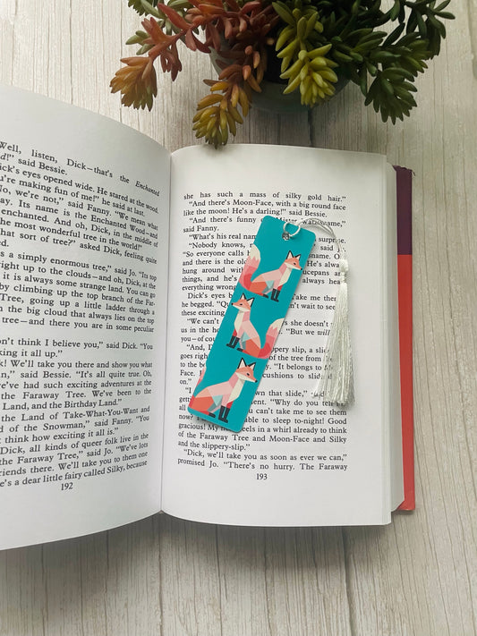 Fox Metal Bookmark