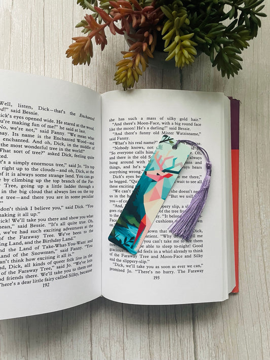 Stag Metal Bookmark