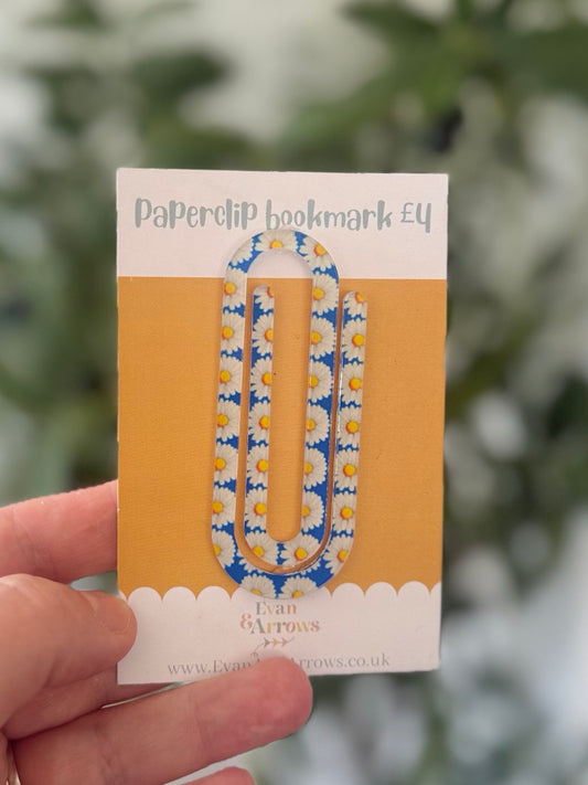 Daisy Paperclip Bookmark